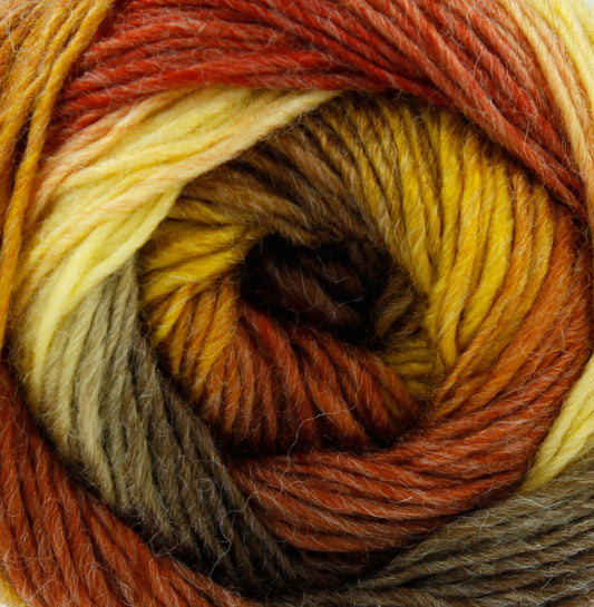 Riot DK wool blend yarn from King Cole in the beech shade