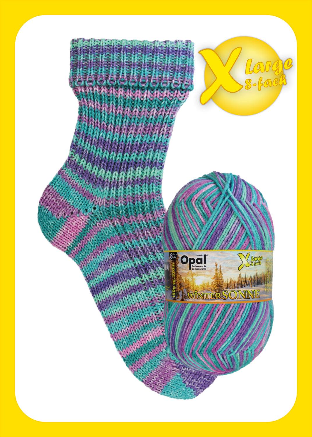 Sunkissed 11434 - Opal 8ply Wintersonne