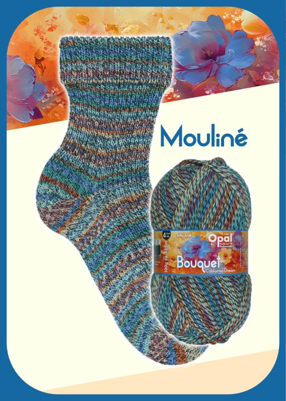 California Dream - Opal Bouquet Mouline 4ply