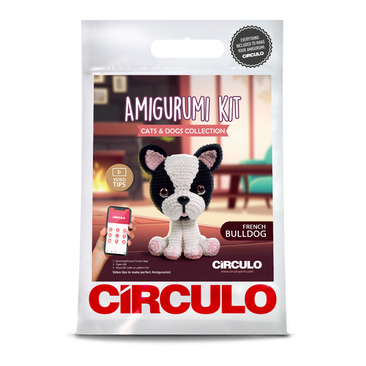 Bulldog - Circulo Amigurumi Kit