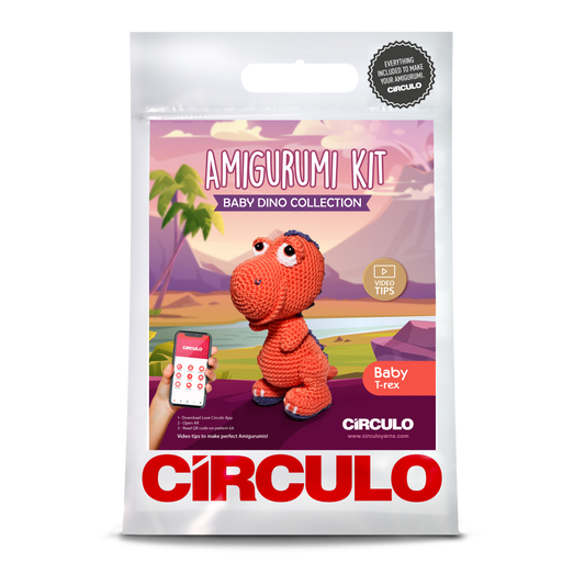 Baby T-Rex - Baby Dino's - Circulo Amigurumi Kit