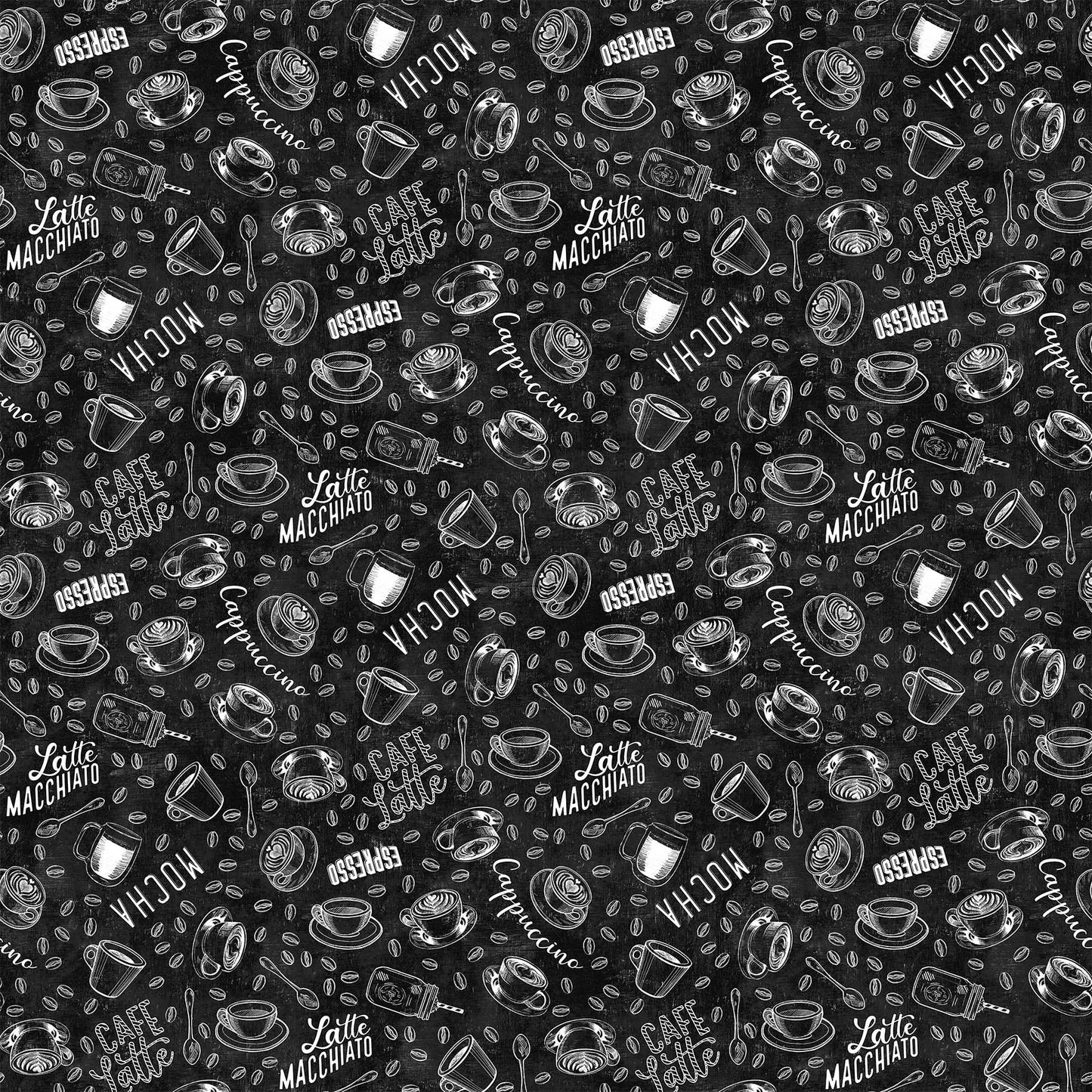 Cafe Culture - Cafe Culture Cotton Print Fabric - per half metre