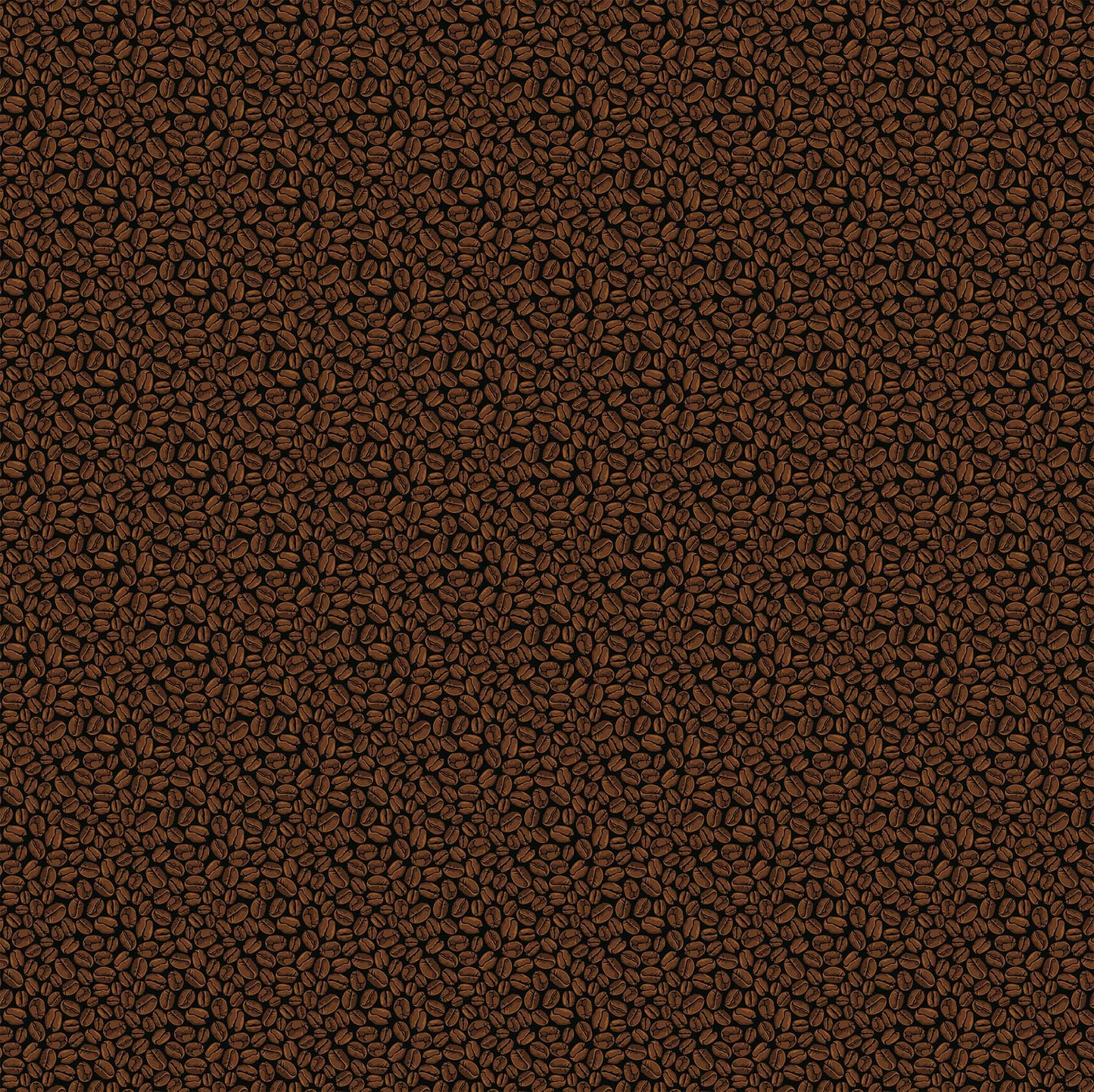 Coffee Beans - Cafe Culture Cotton Print Fabric - per half metre