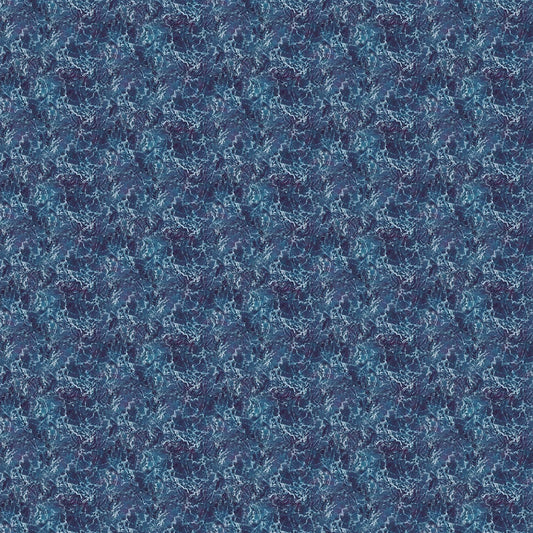 Water - Safe Harbour Cotton Print Fabric - per half metre