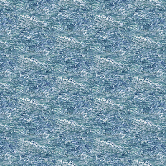 Waves - Safe Harbour Cotton Print Fabric - per half metre