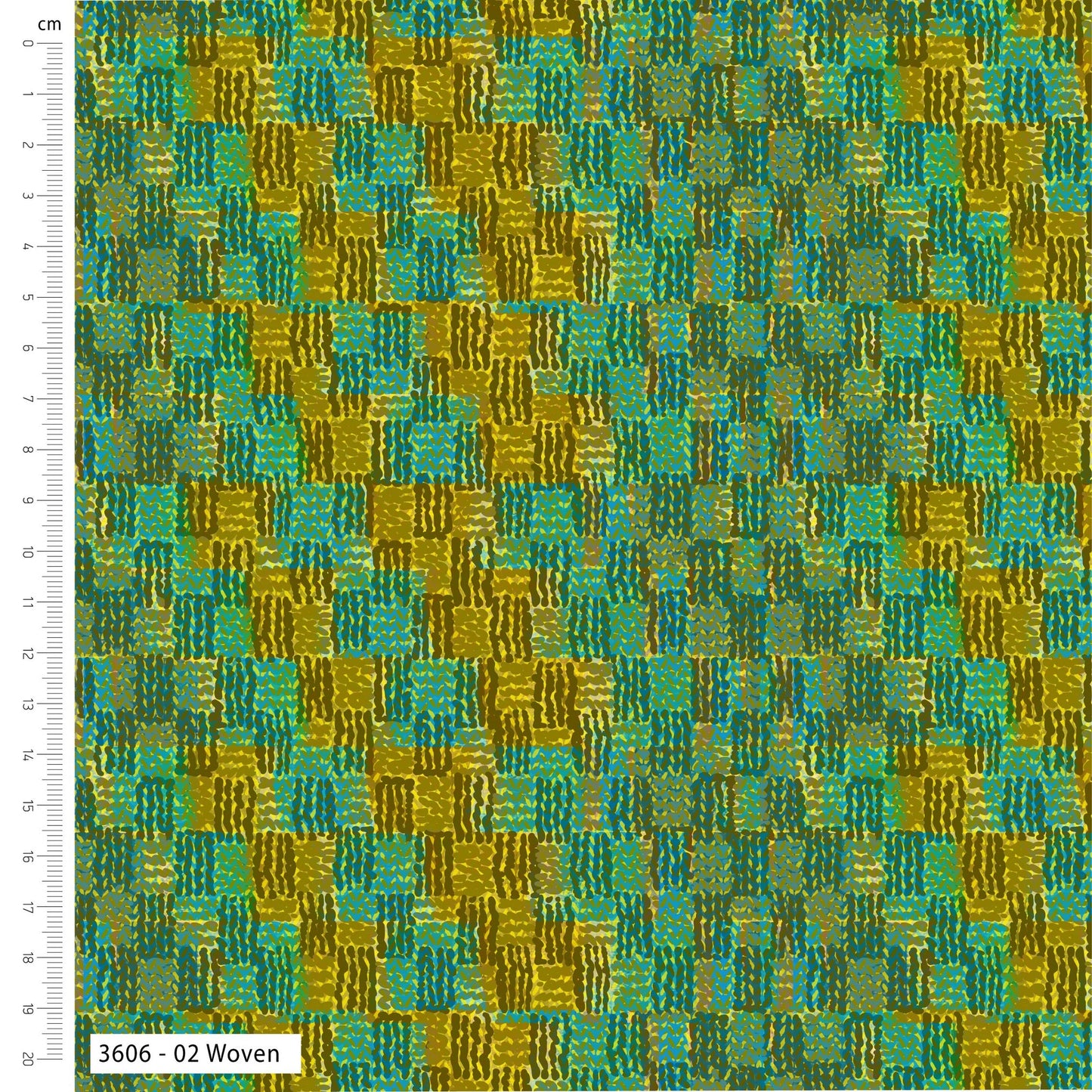 Woven - Flax and Fibres Cotton Print Fabric - per half metre