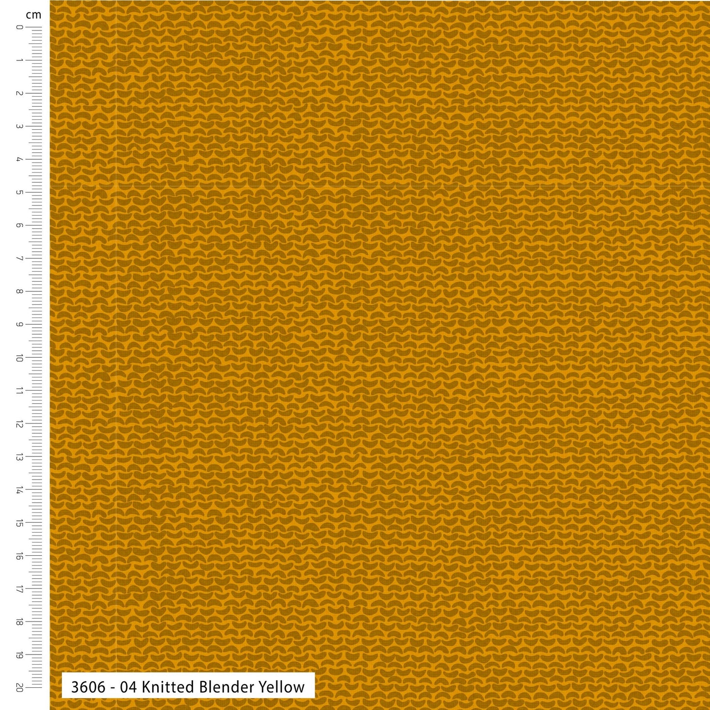 Knit Blender Yellow - Flax and Fibres Cotton Print Fabric - per half metre