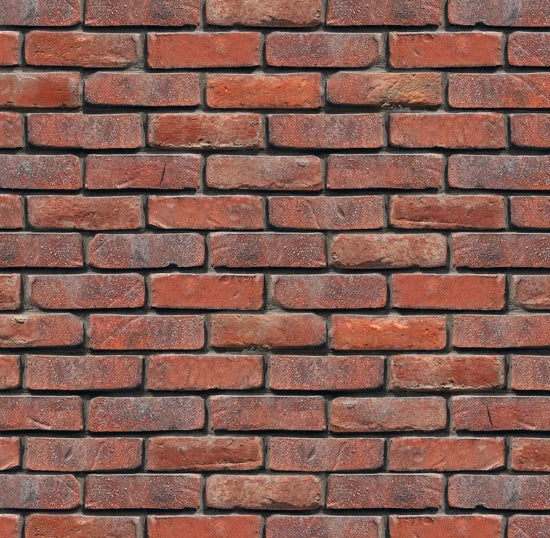 Bricks - Landscape Medley Cotton Print Fabric - End of Bolt 75cm