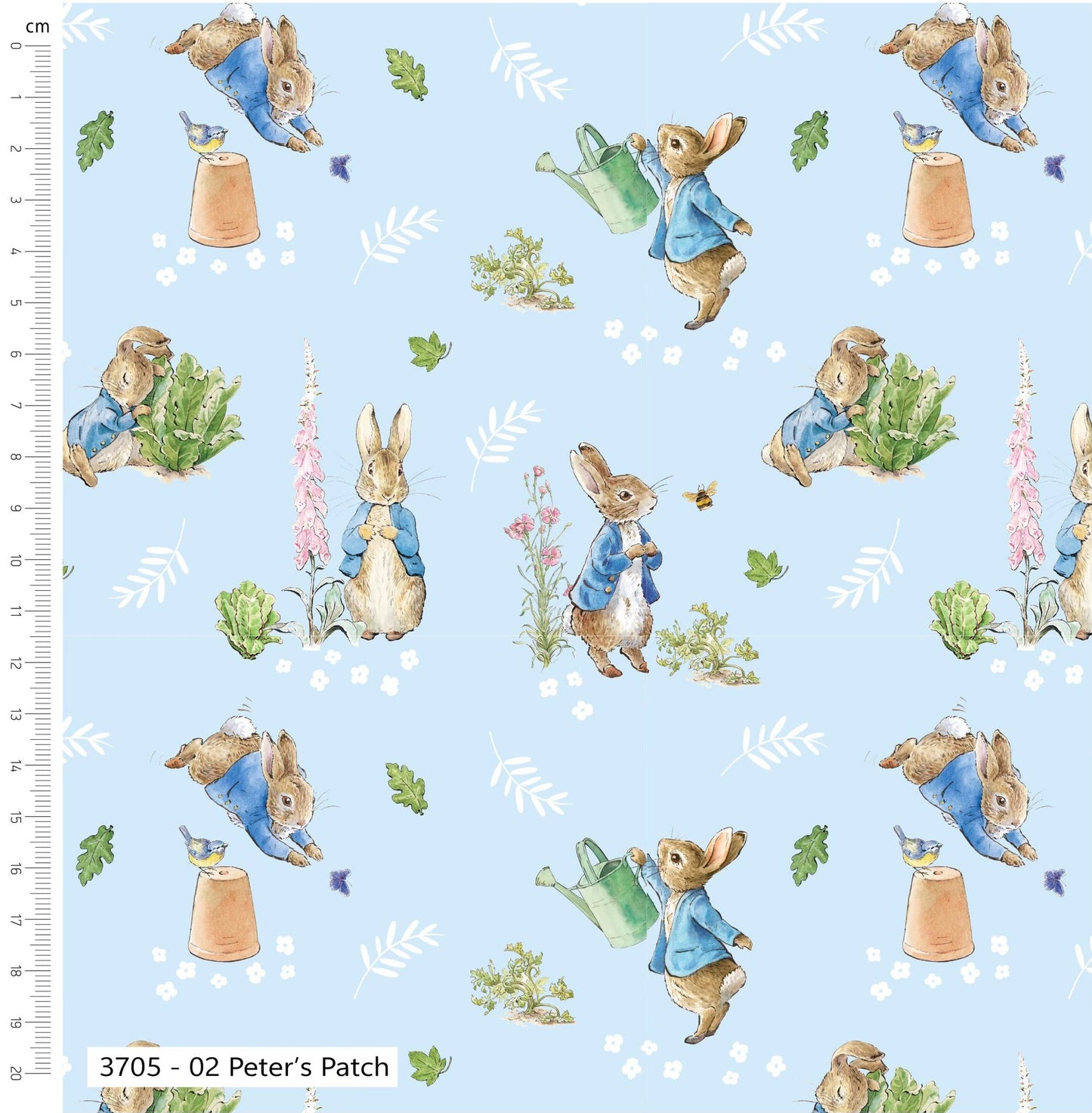 Patch - Tales of the Burrow Cotton Print Fabric - per half metre