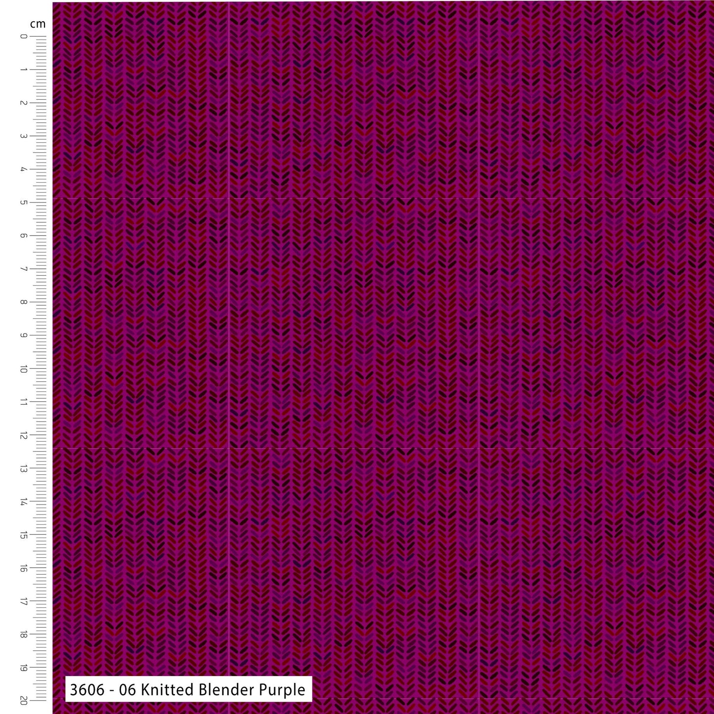Knit Blender Purple - Flax and Fibres Cotton Print Fabric - per half metre