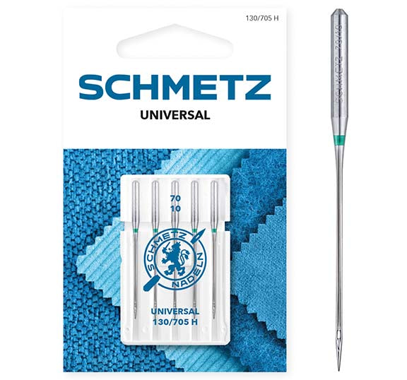 Universal: 70(10) - Schmetz Sewing Machine Needles - 5pk