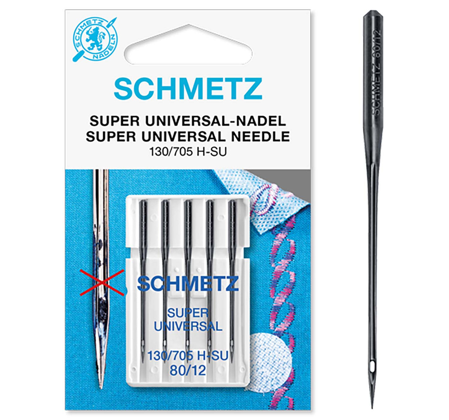 Black Super Universal: 80(12) - Schmetz Sewing Machine Needles