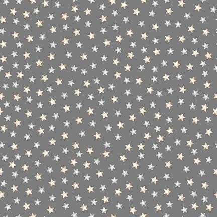 Tossed Stars - Moonlit Dreams Cotton Print Fabric - per half metre