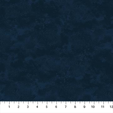 Navy - Shade 493 - Toscana Cotton Print Fabric - per half metre