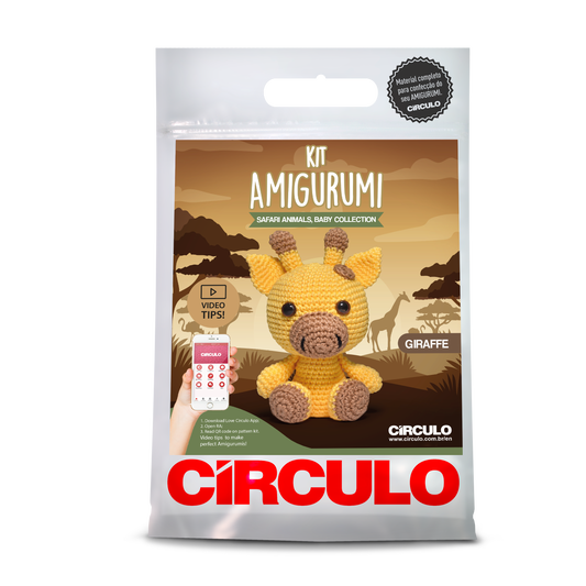 Safari Giraffe - Circulo Amigurumi Kit