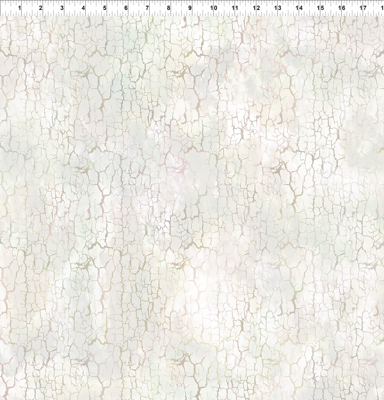 Ivory Crackle - Haven Cotton Print Fabric - End of Bolt 145cm