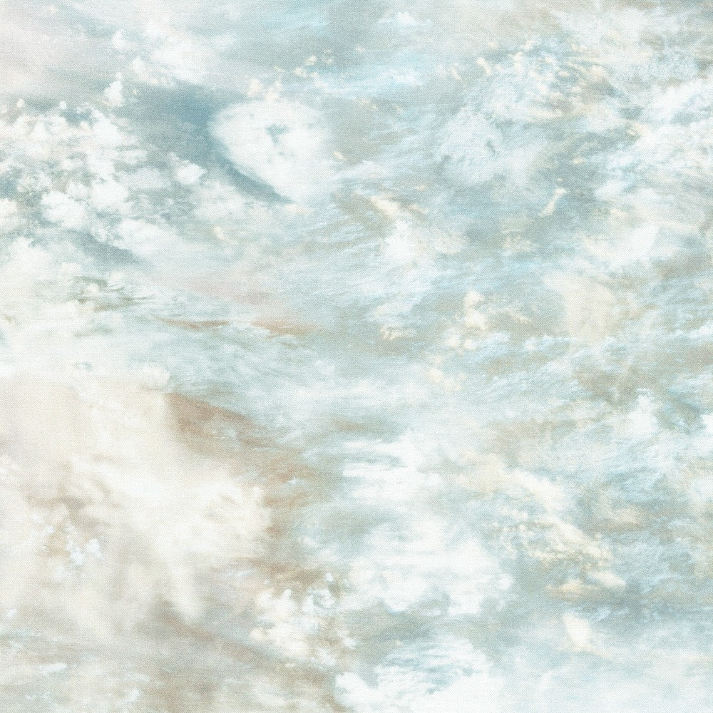 Clouds Mist - Earth Views Cotton Print Fabric - per half metre
