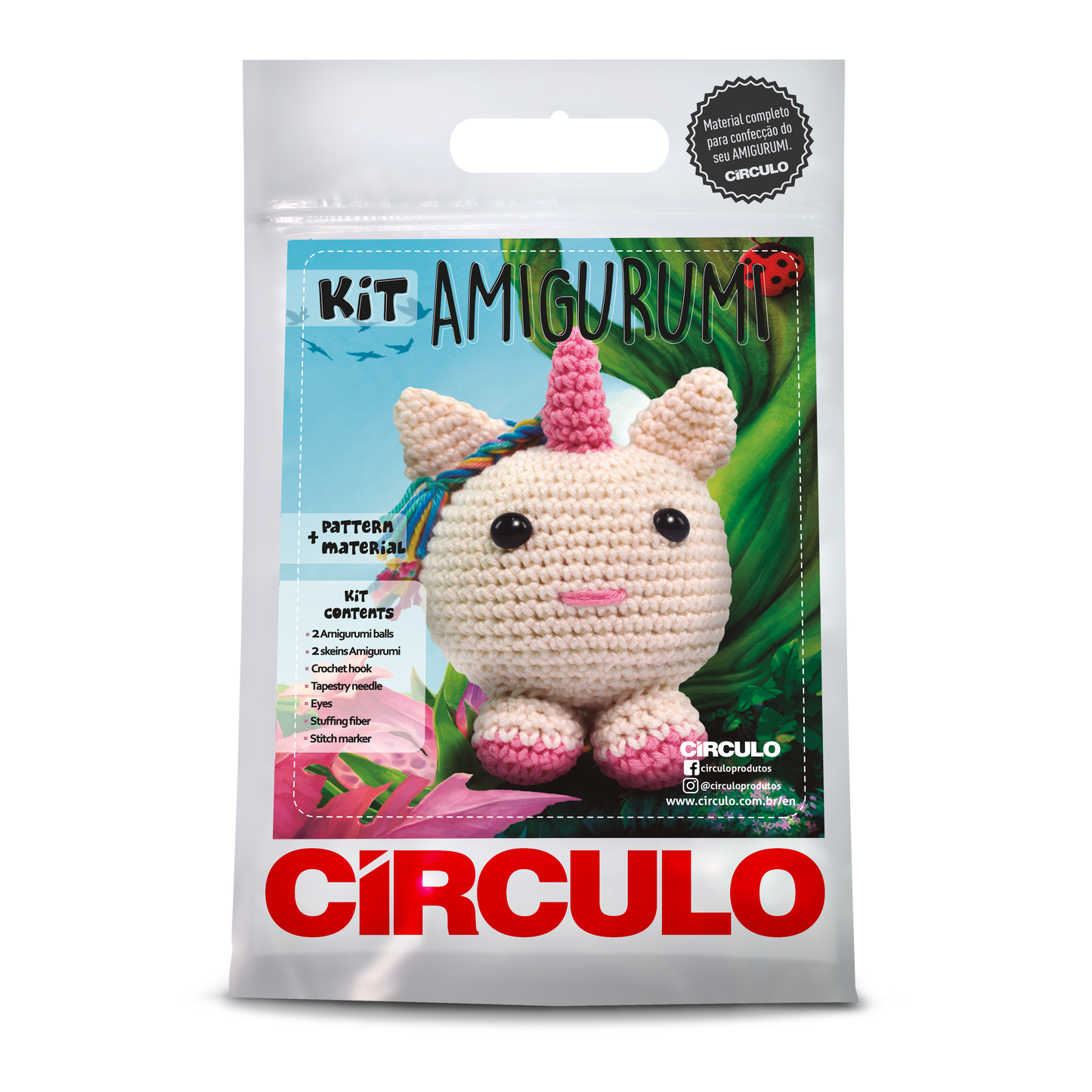 Unicorn - Animal Ball - Circulo Amigurumi Kit