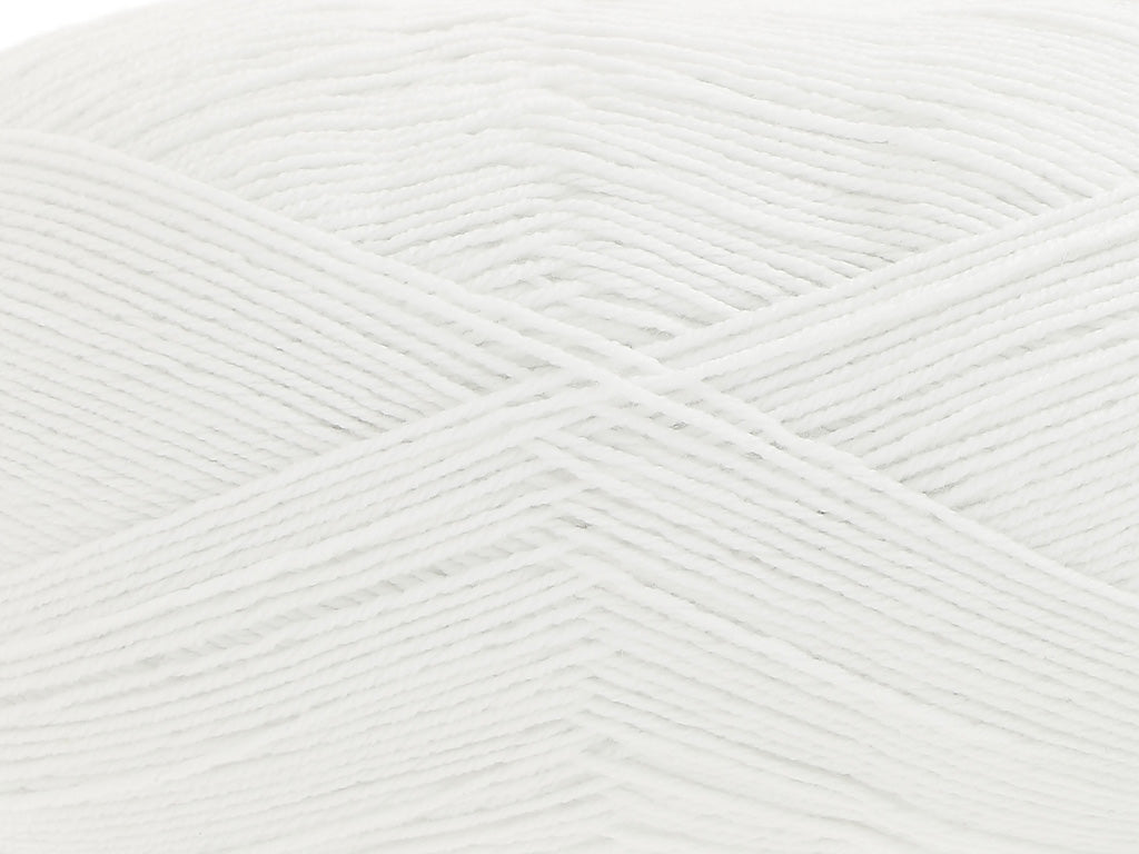 White shade of Cotton Socks 4ply from King Cole