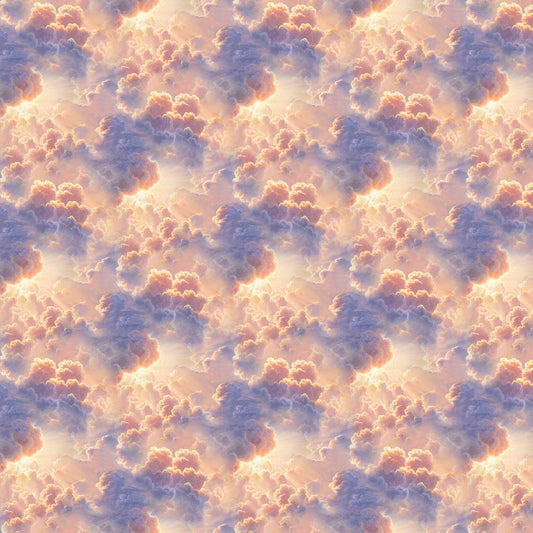 Clouds - Safe Harbour Cotton Print Fabric - per half metre