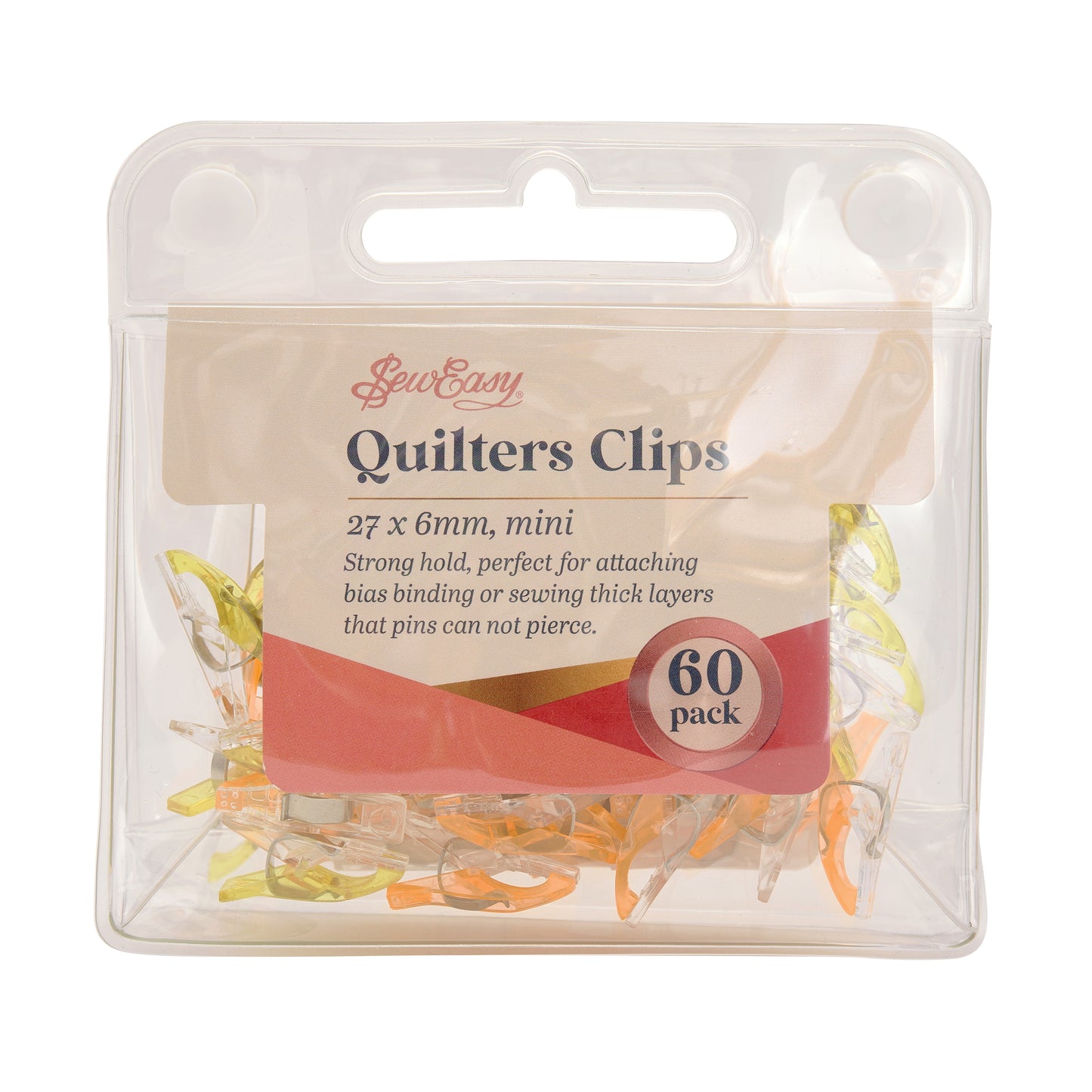 Mini Quilters Clip (60 pack) - SewEasy