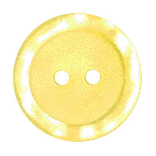 16mm Light Yellow - Shirt Button