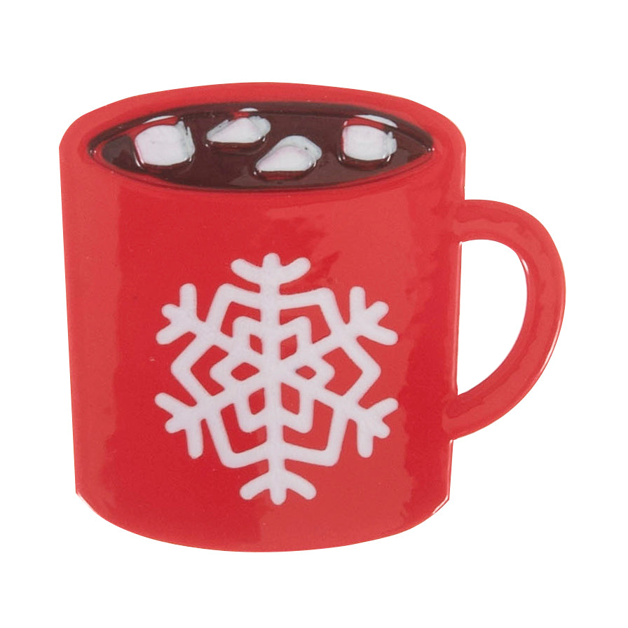 Hot Chocolate - Christmas Shank Button