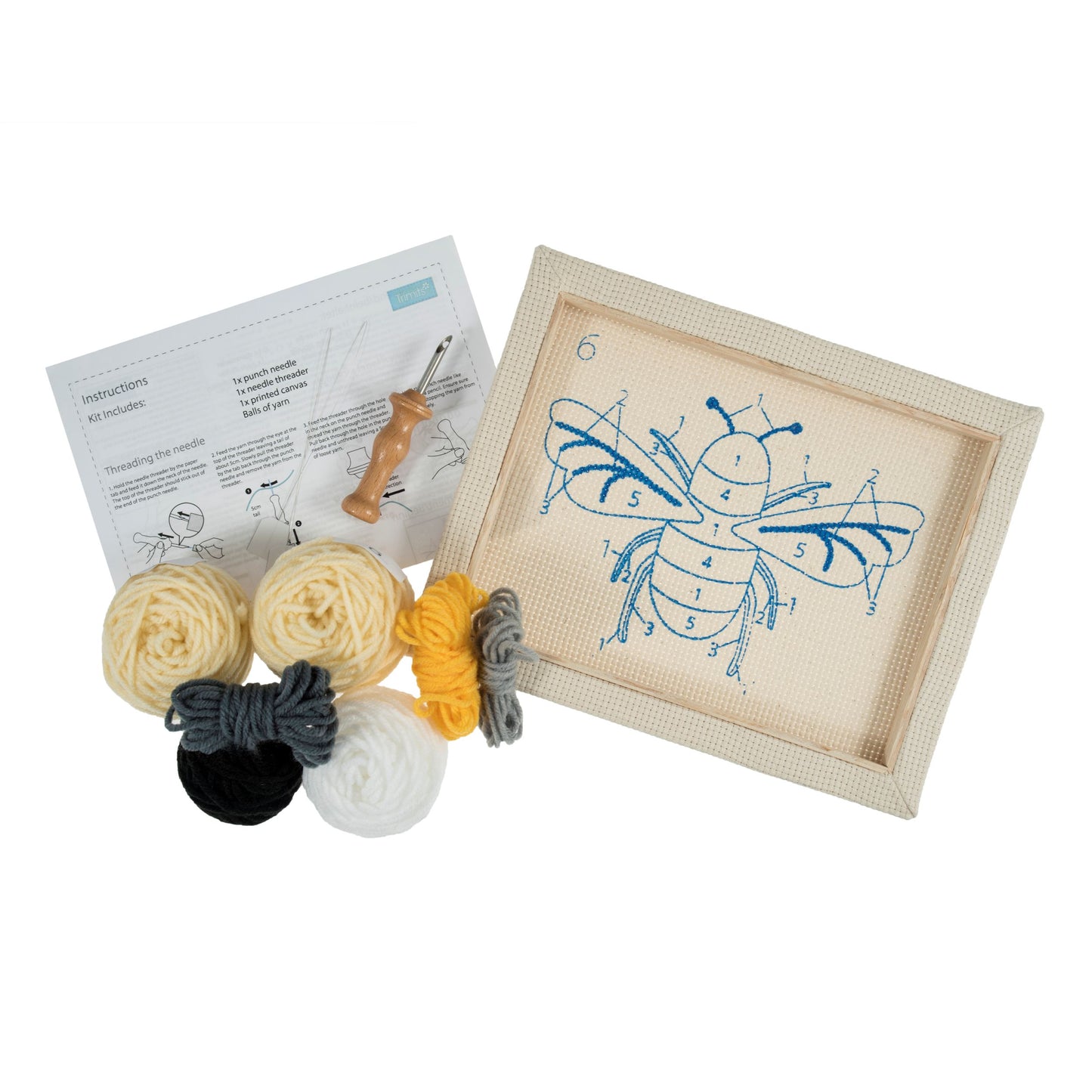 Bee - Punch Needle Kit