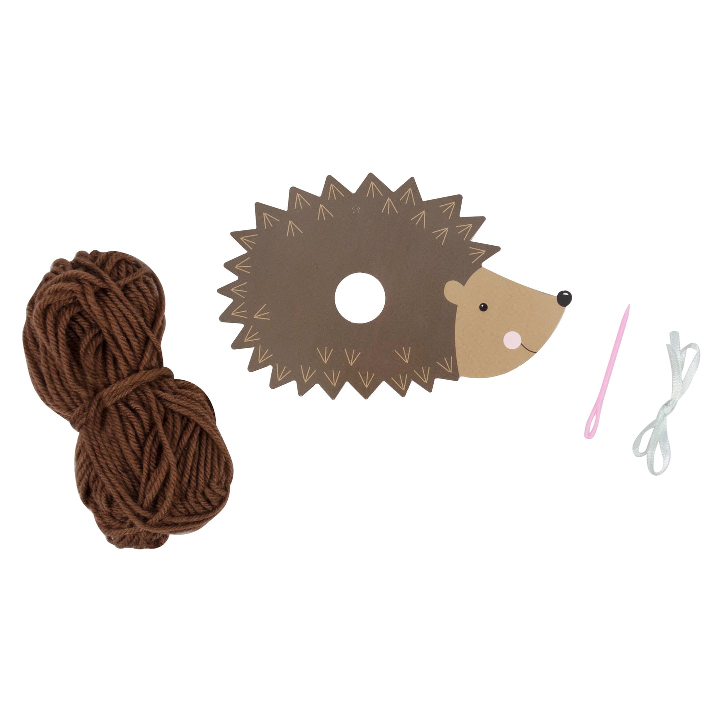 Hedgehog - Pom Pom Decoration Kit