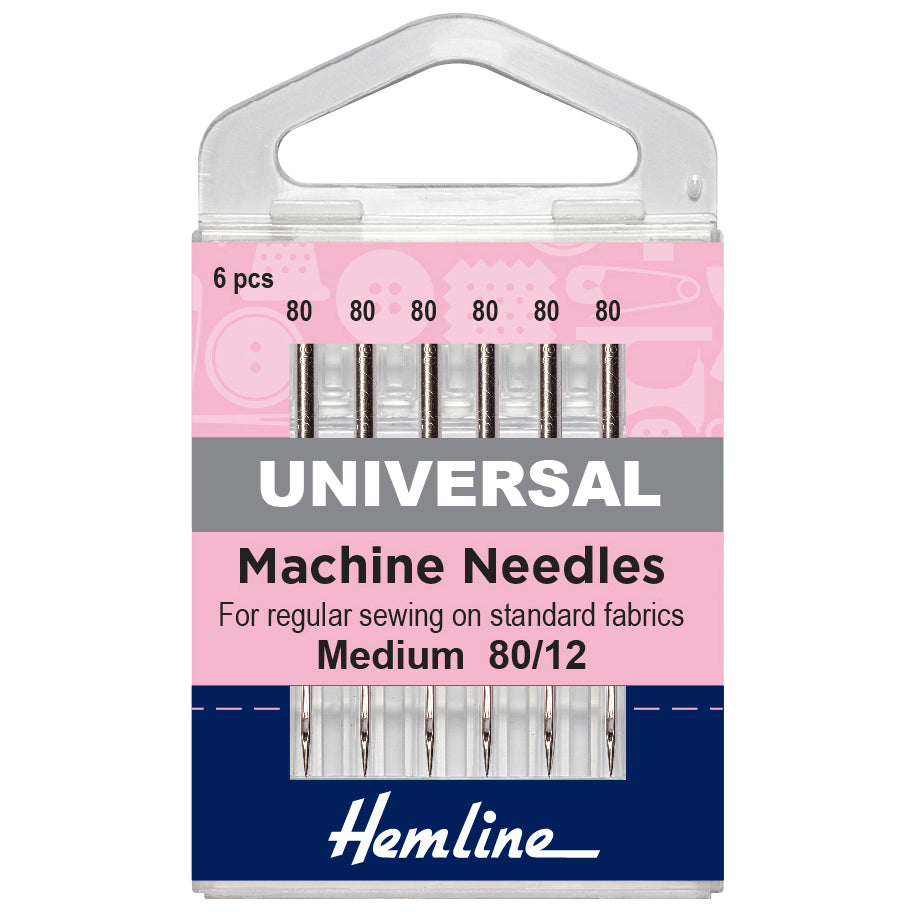 Size 80/12 Universal Machine Needles - Hemline