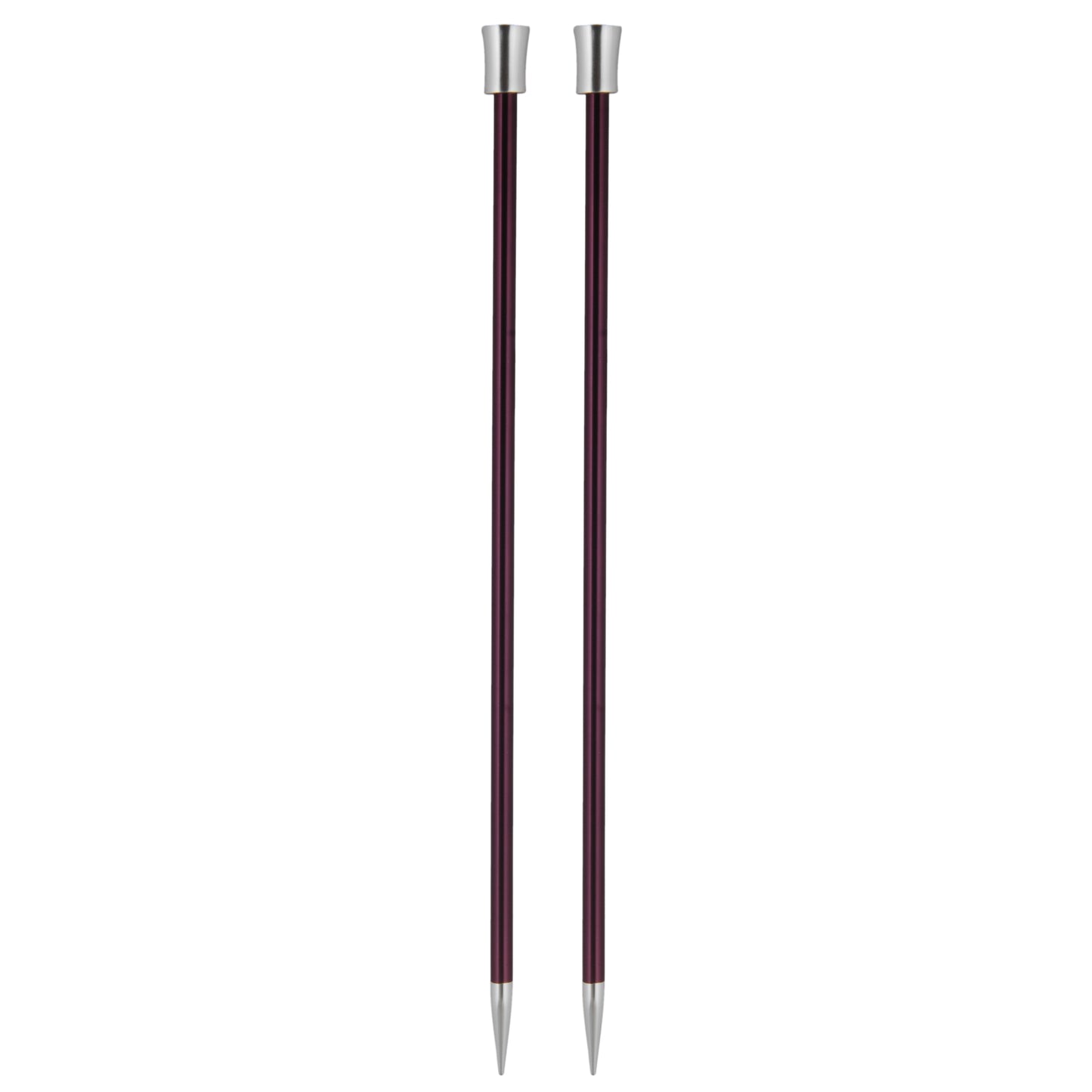 6mm x 30cm - Zing Single Ended Pair Knitting Needles