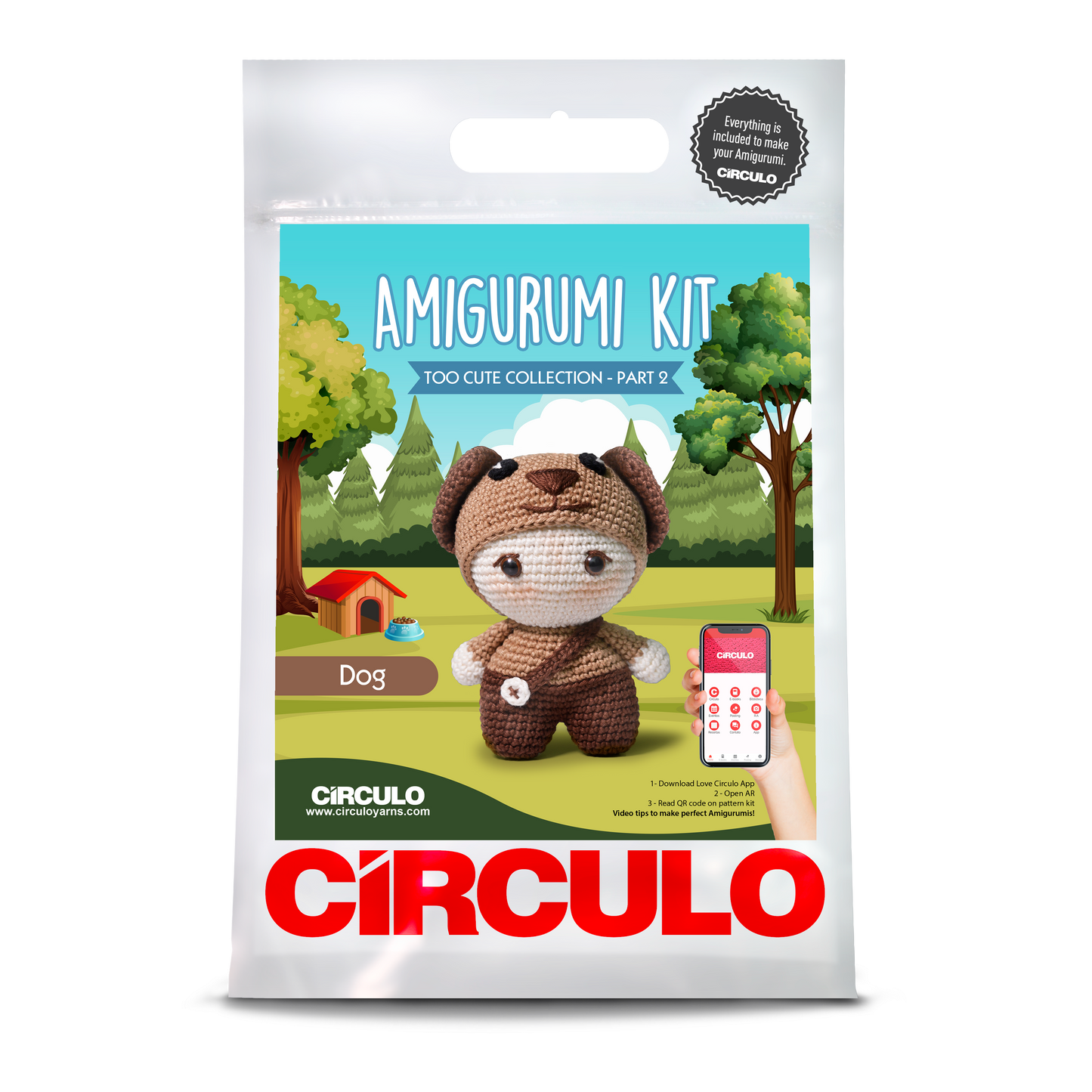 Too Cute 2 Dog - Circulo Amigurumi Kit