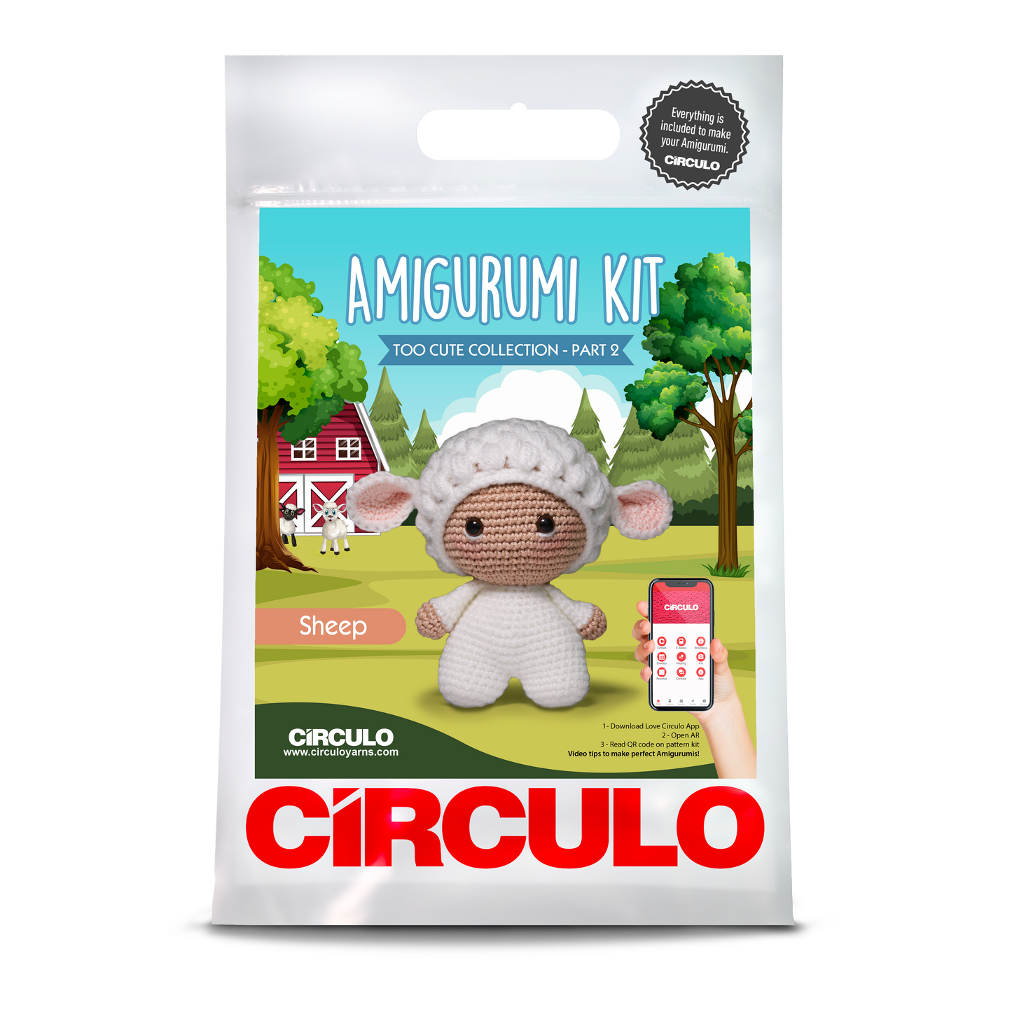 Too Cute 2 Sheep - Circulo Amigurumi Kit