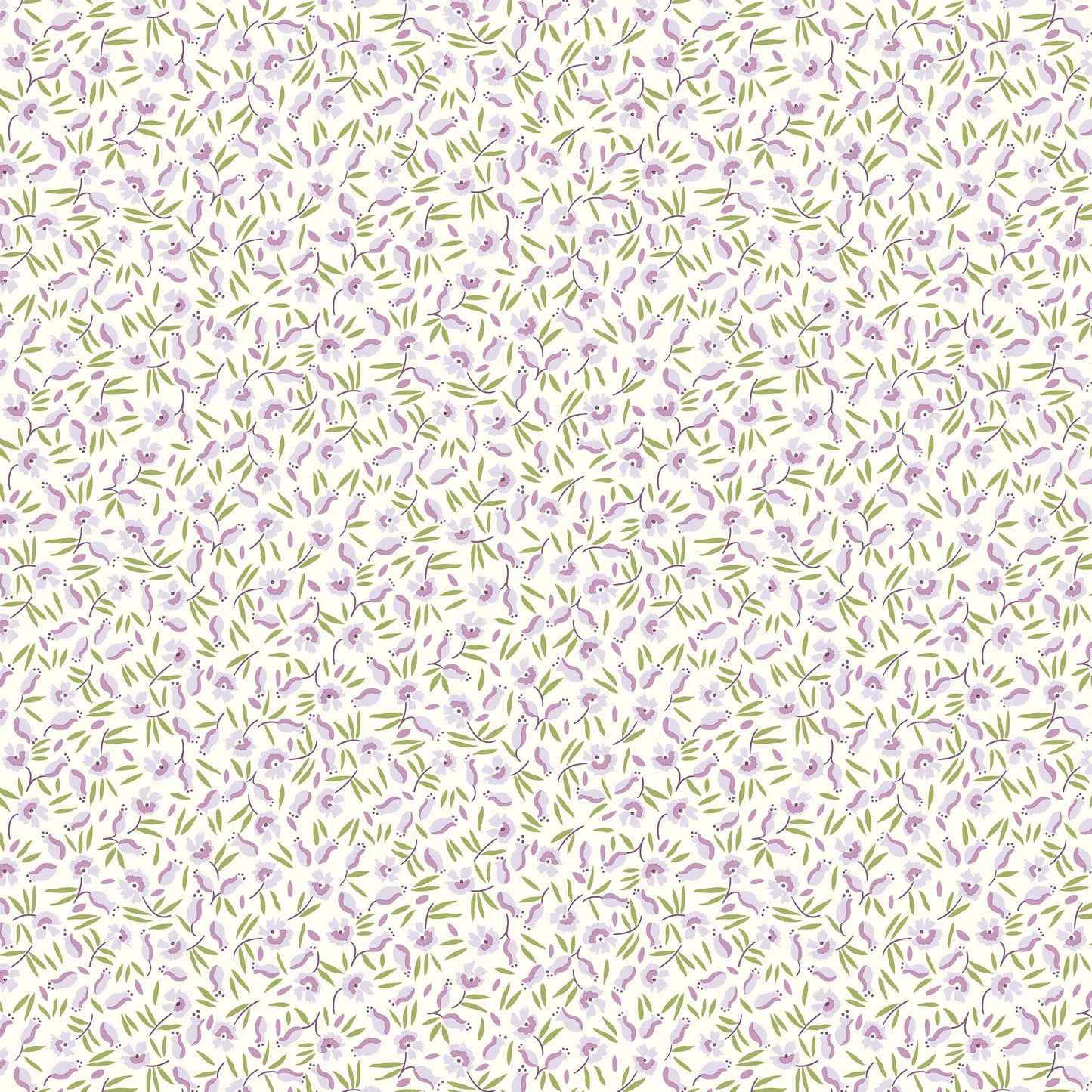 Moutain Heather - A Postcard from the Highlands - Liberty Cotton Print Fabric - End of Bolt 160cm