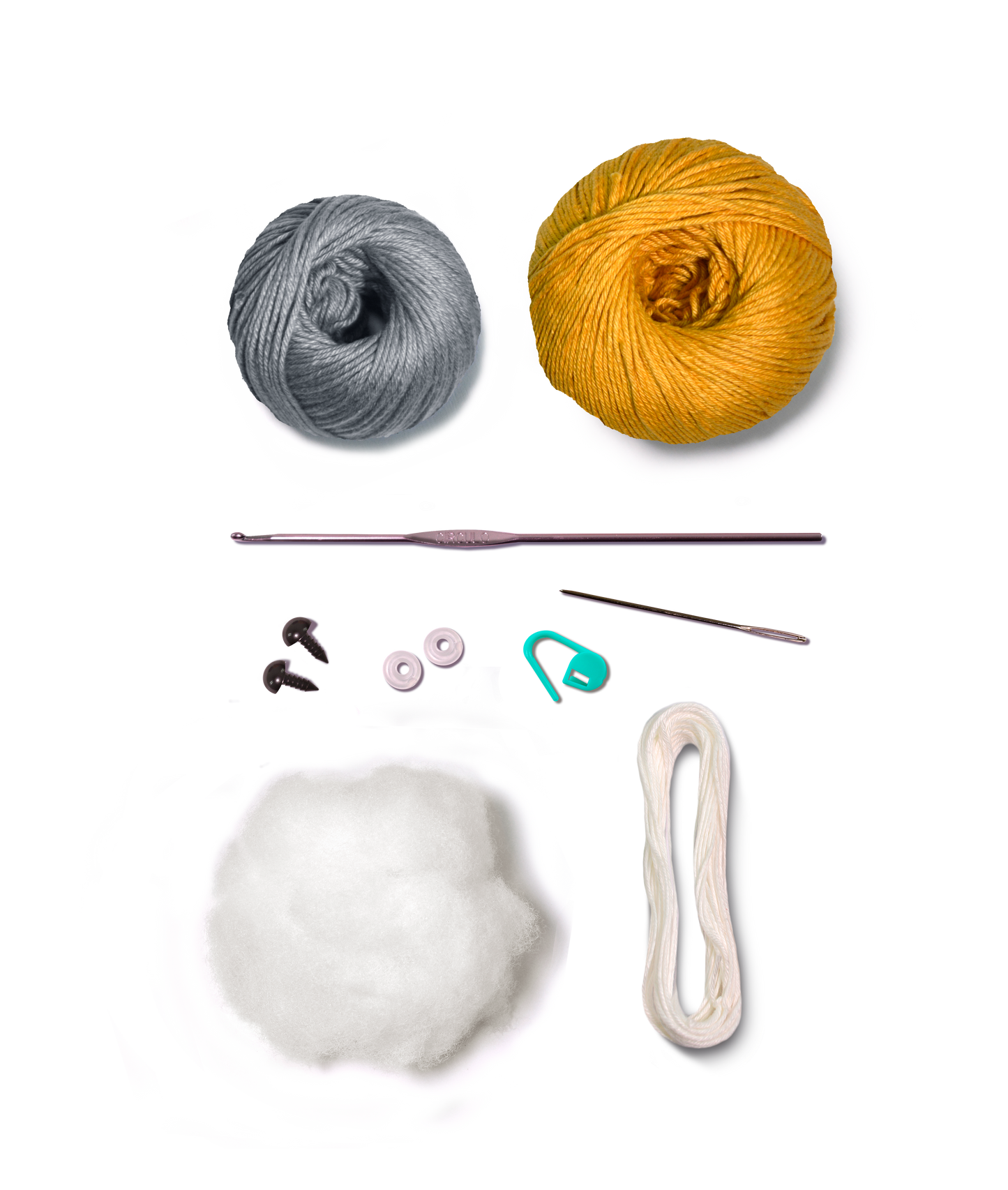 Baby Triceratops Baby Dino's - Circulo Amigurumi Kit