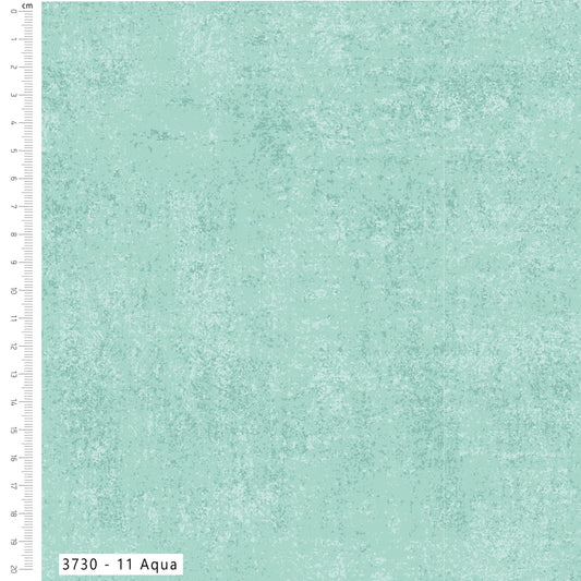 Aqua - Textured Blender Cotton Print Fabric - per half metre