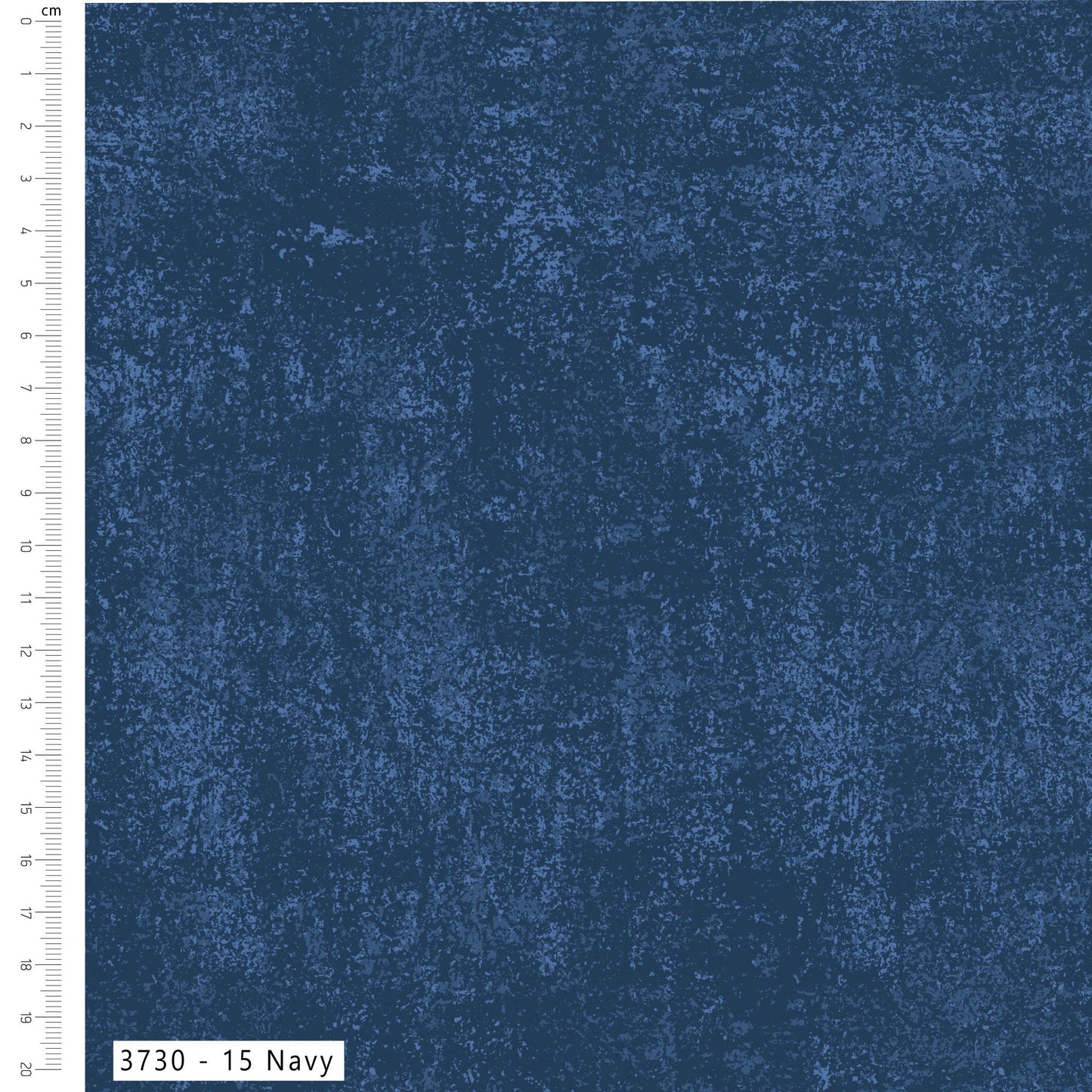 Navy - Textured Blender Cotton Print Fabric - per half metre