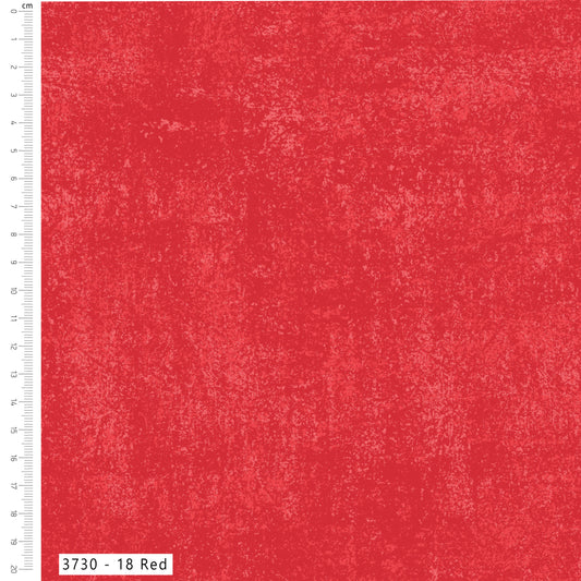 Red - Textured Blender Cotton Print Fabric - per half metre