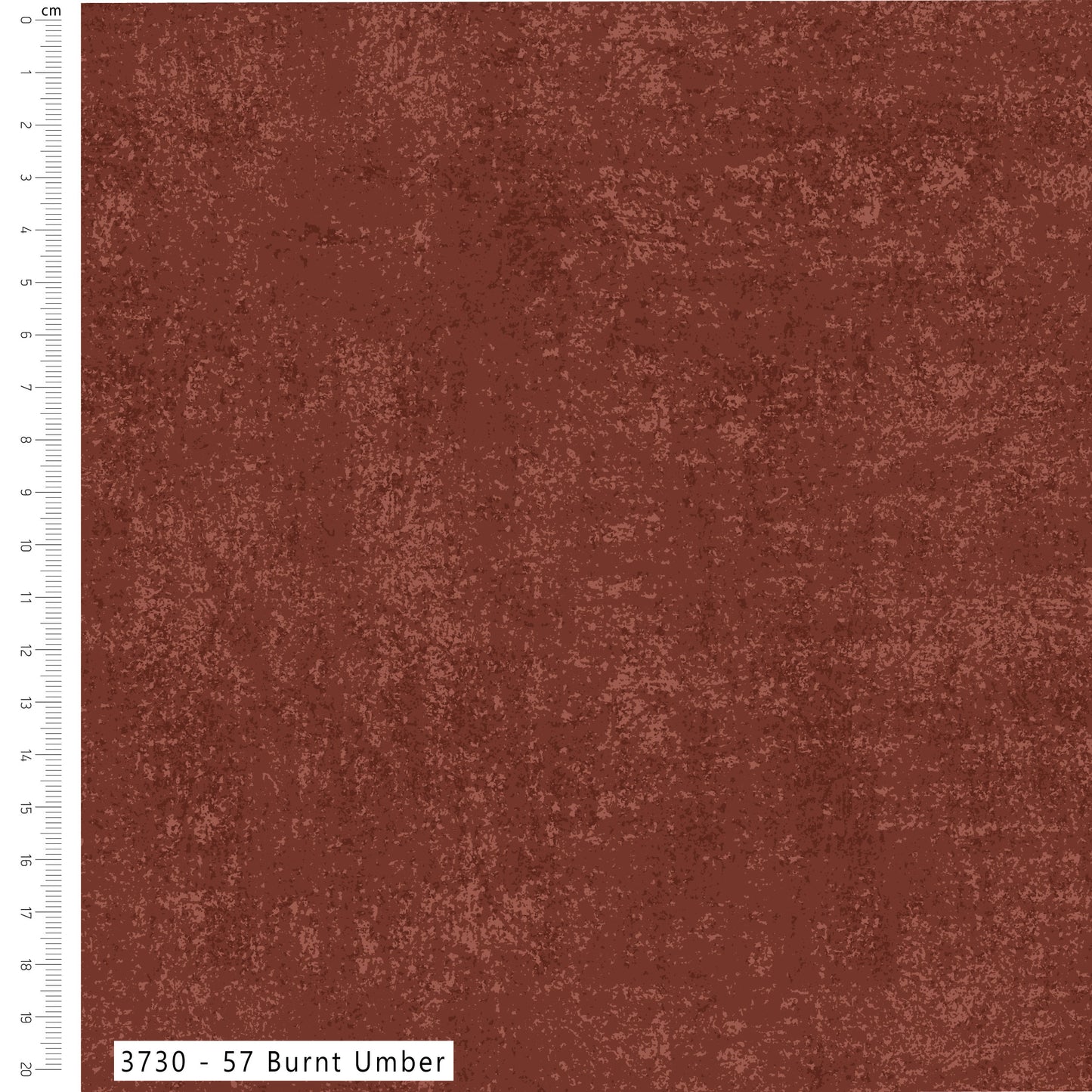 Burnt Umber - Textured Blender Cotton Print Fabric - per half metre