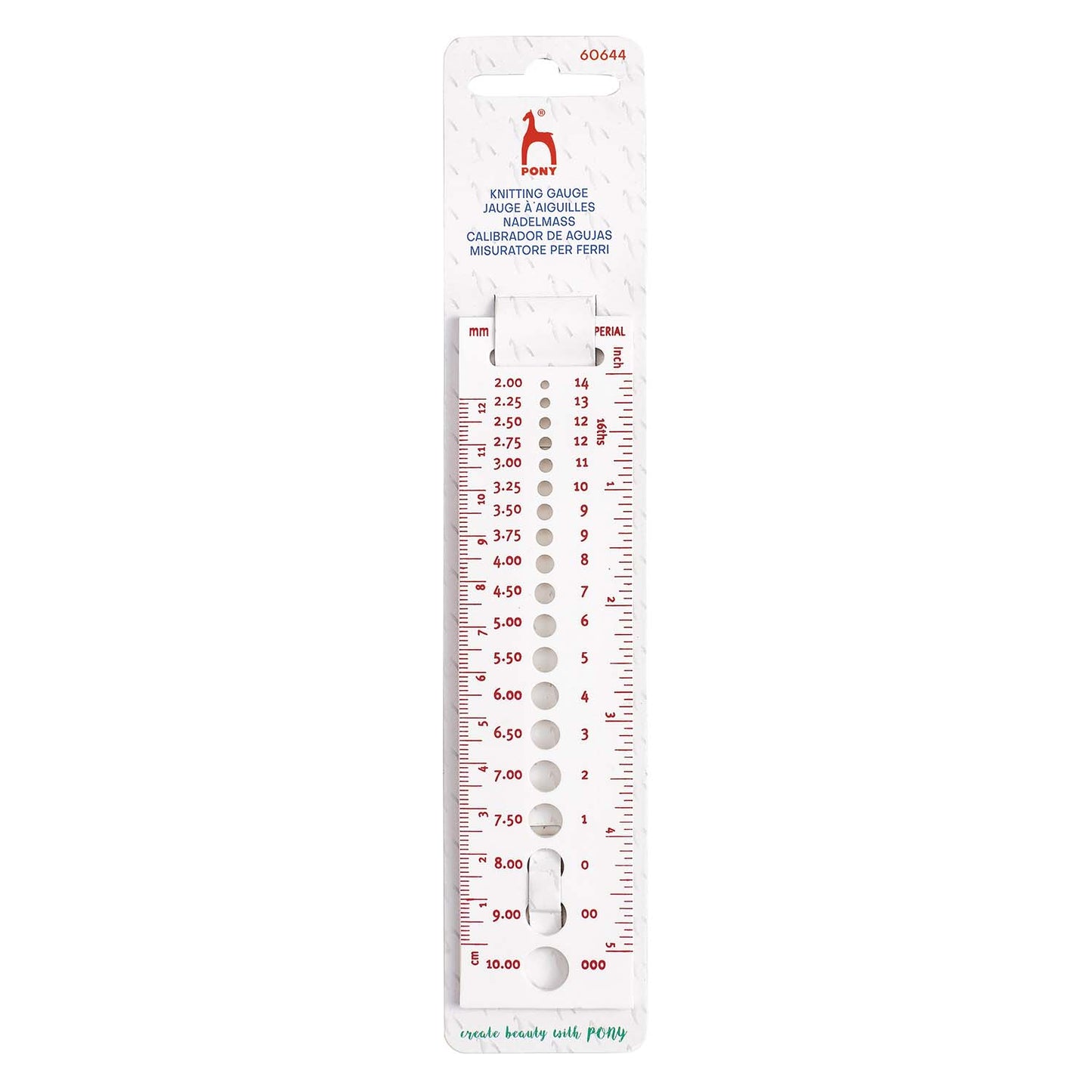Knitting Gauge - Pony