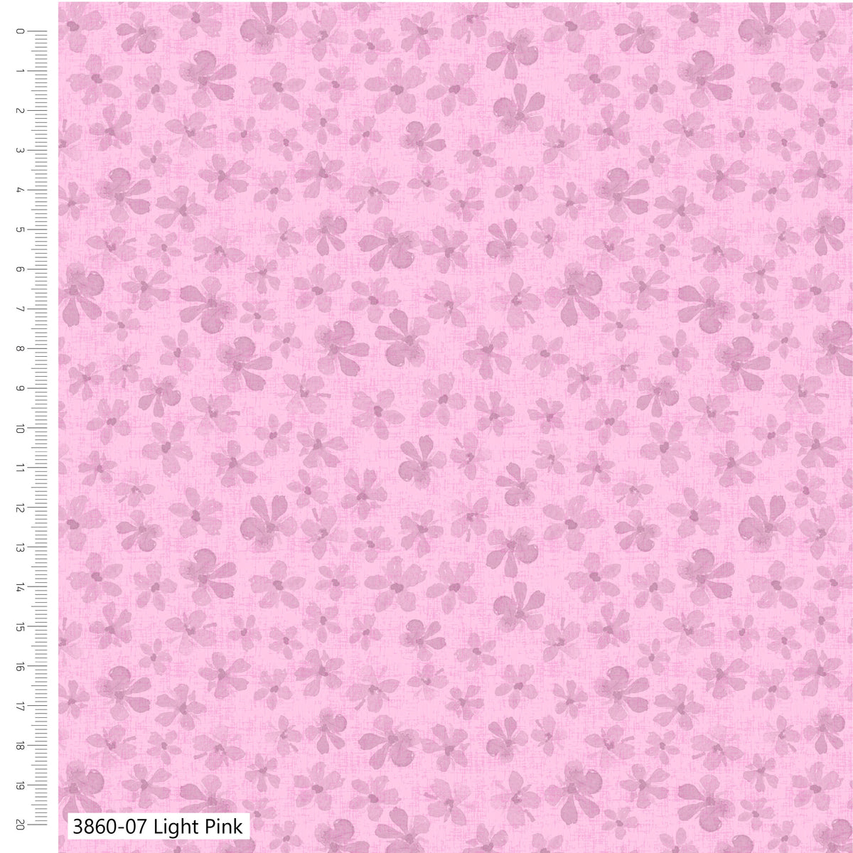 Light Pink - Petal Palette Blender Cotton Print Fabric - per half metre