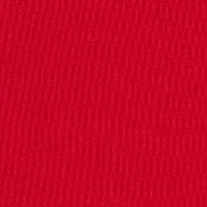 Cardinal - Kona Cotton Solid Colour Cotton Print Fabric - per half metre