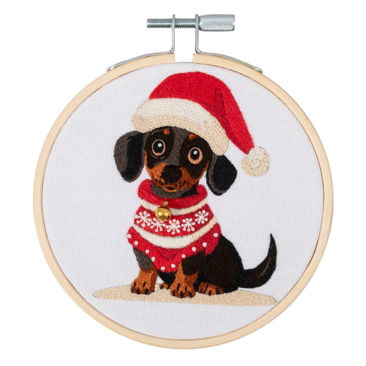 Woof - Mini Embroidery Kit with Hoop