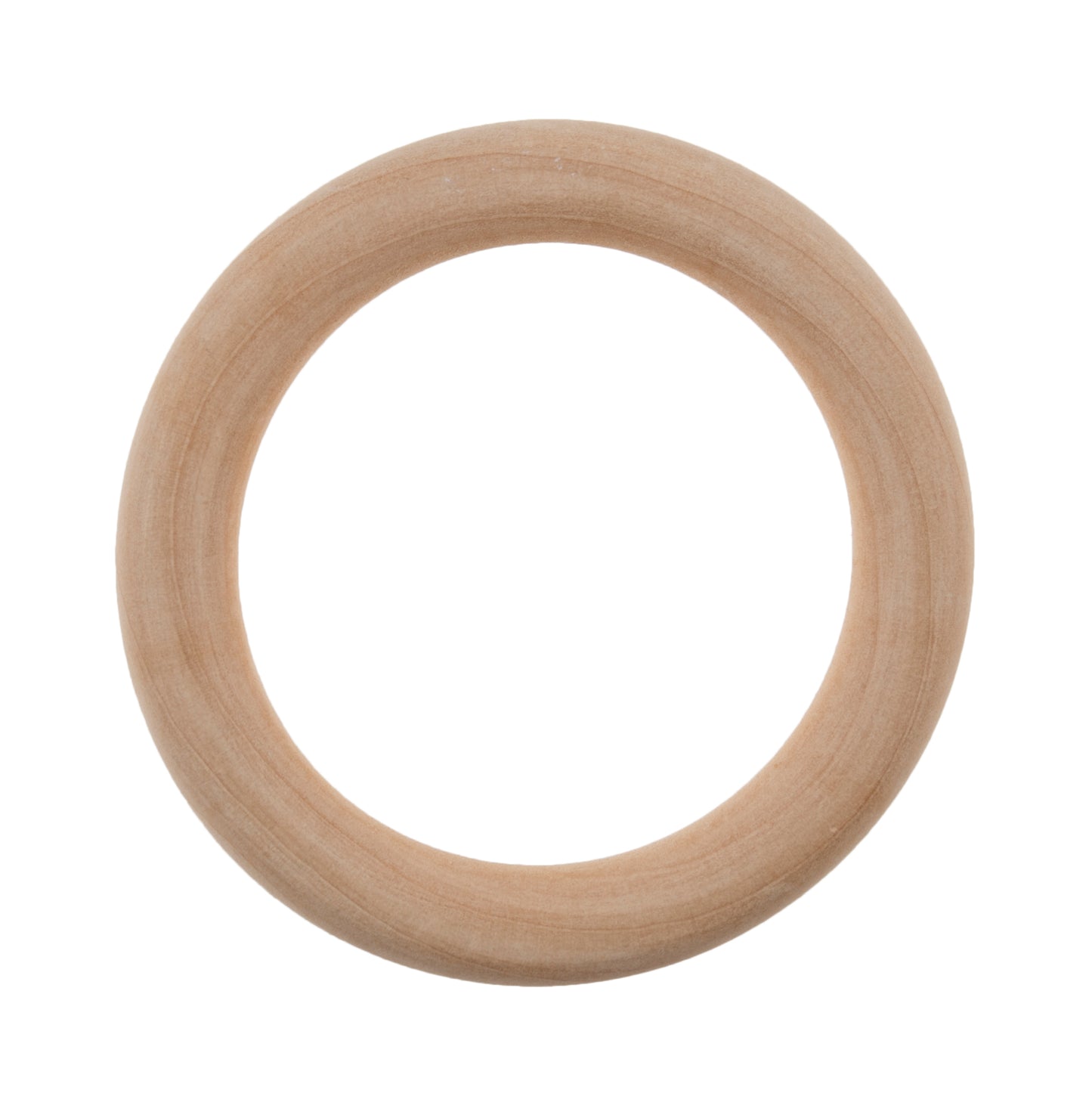 7cm Round Wooden Craft Ring