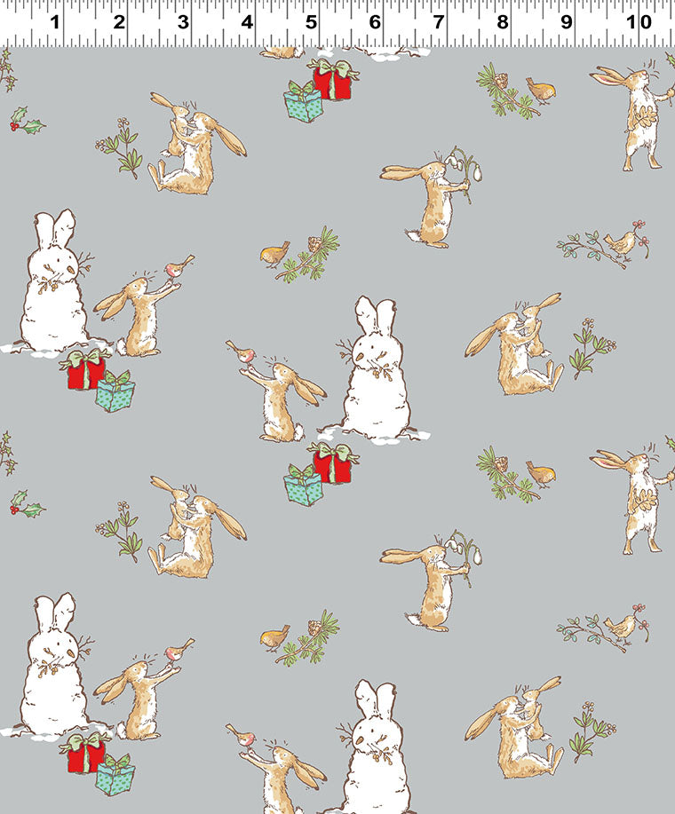 Bunny Scenes - Guess How Much I Love You 2026 Cotton Print Fabric - per half metre