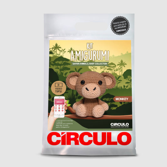 Safari Monkey - Circulo Amigurumi Kit