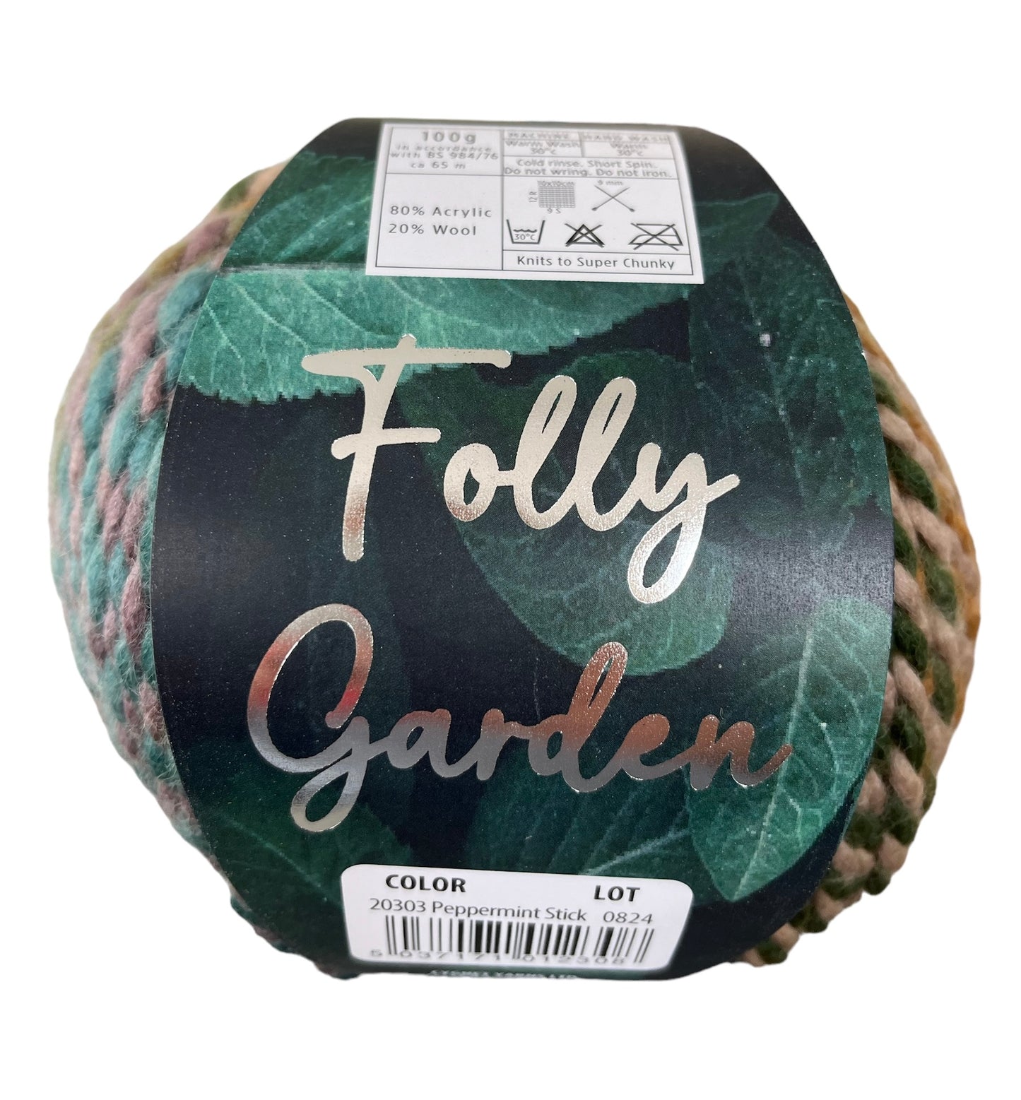 Peppermint Stick - Folly Garden Super Chunky