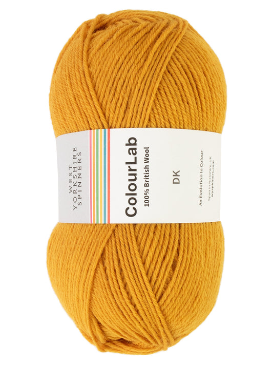 Mustard Yellow 1205 - ColourLab DK Yarn - West Yorkshire Spinners