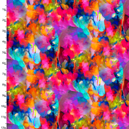 Rhythm and Hues Cotton Print - Colour Vibe