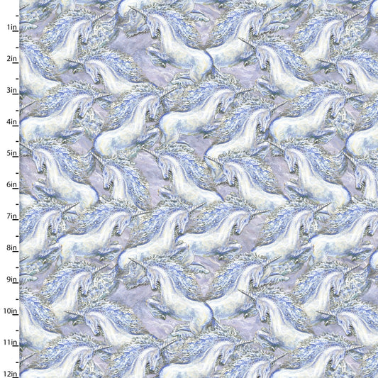 World of Wonder Cotton Print - Unicorn